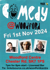 Comedy Night at Woodford Nov 2024