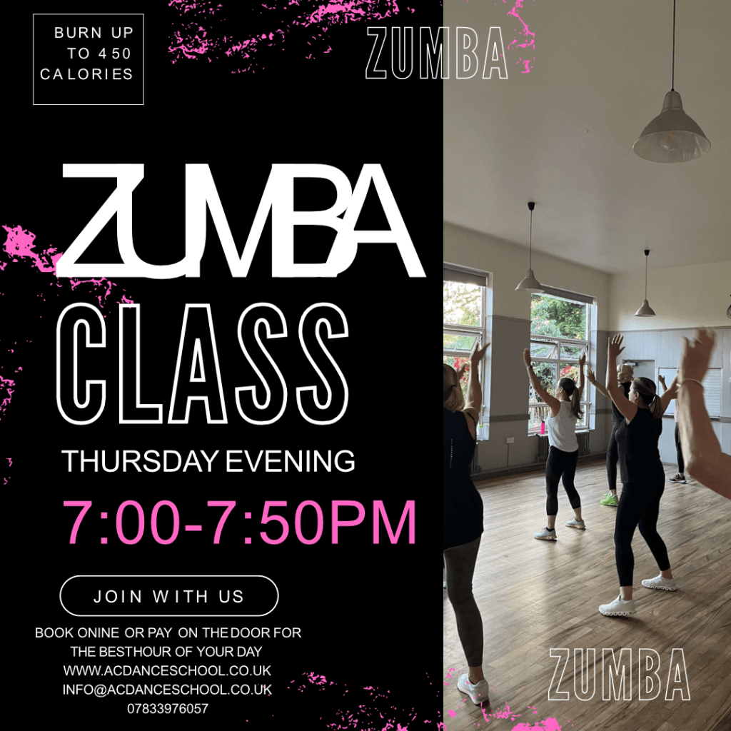 Zumba at Woodford, regular weekly event in the small hall